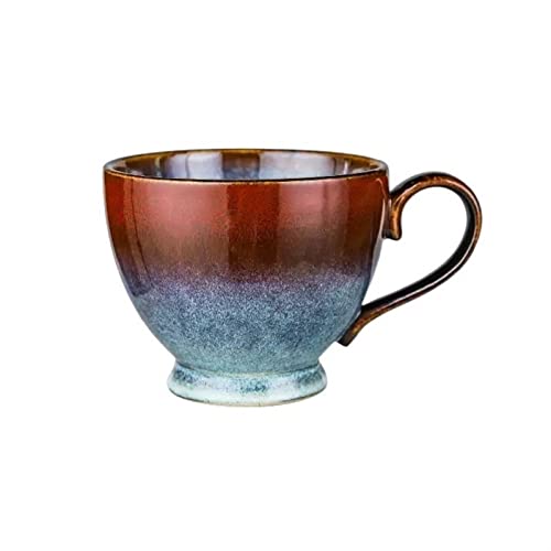 SUNESA Kaffeebecher High Beauty Große Tasse 500 ml Einzigartige Ofenglasierte Müslitasse Bürokaffeetasse Retro-Frühstückstasse Kaffeetasse/Kaffeepott (Color : C) von SUNESA