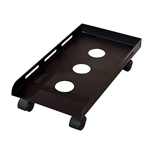 PC Halterung Boden-PC-Ständer-CPU-Halter, Metallkühler-Halterung, Verriegelungsrollen PC-Walz-Rack, langlebig mit Lüftungslöchern CPU Ständer (Size : M) von SUNESA