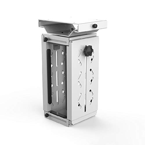 PC Halterung Einstellbare Metall-CPU-Ständer unter Schreibtisch Hängender CPU-Gehäusehalter mit 180-Grad-Schwenk-Hochleistungs-CPU-Turmhalter hält bis zu 15 kg, 2 Farben CPU Ständer ( Color : Wit ) PC Halterung Einstellbare Metall-CPU-Ständer unter Schreibtisch Hängender CPU-Gehäusehalter mit 180-Grad-Schwenk-Hochleistungs-CPU-Turmhalter hält bis zu 15 kg, 2 Farben CPU Ständer ( Color : Wit ) von SUNESA
