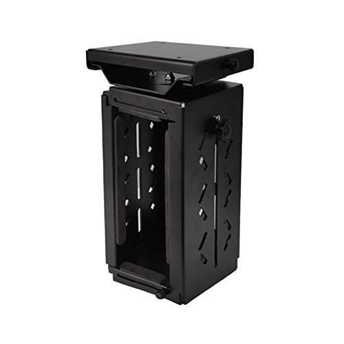 PC Halterung Einstellbare Metall-CPU-Ständer unter Schreibtisch Hängender CPU-Gehäusehalter mit 180-Grad-Schwenk-Hochleistungs-CPU-Turmhalter hält bis zu 15 kg, 2 Farben CPU Ständer ( Color : Schwarz PC Halterung Einstellbare Metall-CPU-Ständer unter Schreibtisch Hängender CPU-Gehäusehalter mit 180-Grad-Schwenk-Hochleistungs-CPU-Turmhalter hält bis zu 15 kg, 2 Farben CPU Ständer ( Color : Schwarz von SUNESA