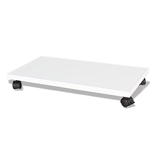 PC Halterung Pc. Turmstand Zentralprozessor Stehwagen, Rollen Zentralprozessor Stehen Sie hölzerne Desktop Pc. Turmständerwagen mit Verriegelungs-Caster-Rädern, Unter Hause Schreibtisch CPU Ständer von SUNESA