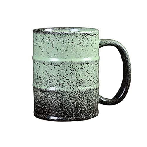 SUNESA Kaffeebecher 600 ml Becher mit großem Fassungsvermögen, Vintage-Stil, Keramik-Wassertasse, raue Keramik-Kaffeetasse for das Home Office Kaffeetasse/Kaffeepott (Color : C) von SUNESA