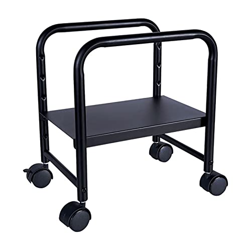 SUNESA PC Halterung PC-Mainframe-Halterung-CPU-Stahl-Walzständer, PC-Host-Träger mit Einer Ladung von 28 kg, Mobile PC-Turmständer mit Verriegelungslauf CPU Ständer von SUNESA