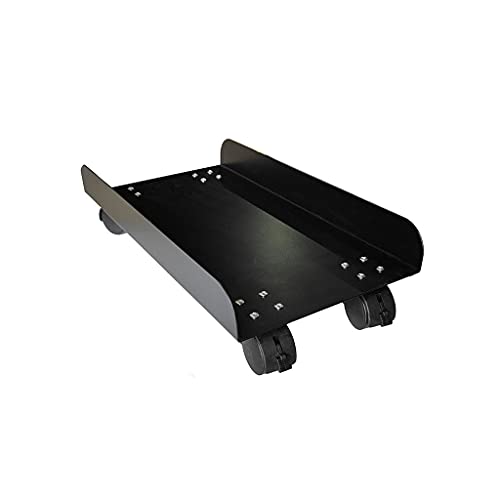 SUNESA PC Halterung Rad Zentralprozessor Bracket-Desktop-Host-Basishalterung Druckerhalterung-Metallhalterungs-Rack-Klammer Pc. Halterung geeignet for die meisten PCs CPU Ständer (Color : Schwarz) von SUNESA