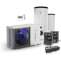 Luft Wasser Wärmepumpe Nexus M13 kW EVI Monoblock Komplettpaket Pumpengruppe GPO von SUNEX