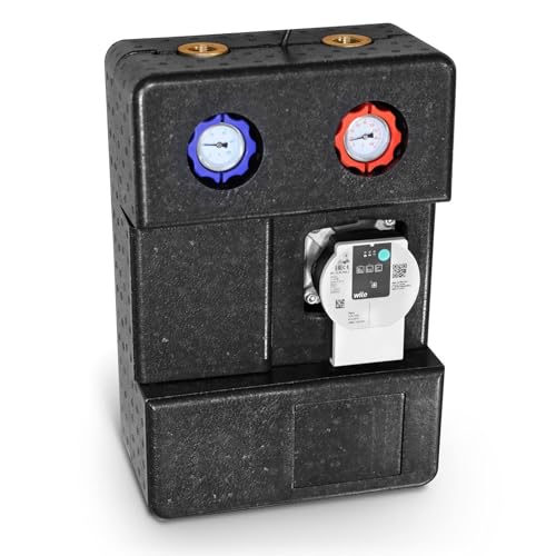SUNEX® Heizkreisstation GPO DN20 WILO Pumpengruppe Heizkreisset Umwälzpumpe für Heizungsanlagen Kühlsysteme Fußbodenheizung von SUNEX