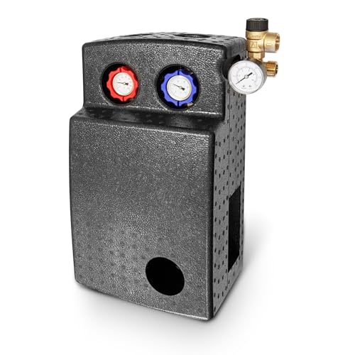 SUNEX® Pumpengruppe für Solarthermieanlage GPS UPM3 15-75 Umwälzpumpe – energieeffiziente Solarstation mit Durchflussregler & Sicherheitsgruppe, ¾″ AG, bis 110 °C, ohne Halterung von SUNEX