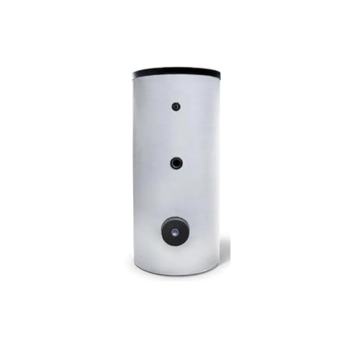 SUNEX® Warmwasserspeicher FISH S15 150X für Wärmepumpe | 150 l Boiler mit Wärmetauscher | DIN 4753 | Emaille & Magnesiumanode | Heizstab nachrüstbar | Warmwasserboiler von SUNEX