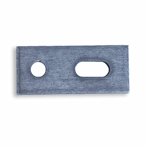 SUNEX Adapterplatte 35 x 82 x 5mm für M10 Stockschraube Flachbügel Adapterblech Montage adapter Edelstahl Dachhalterung Befestigung PV-Anlage Solarmodule Photovoltaic Solarpanel PV Zubehör von SUNEX