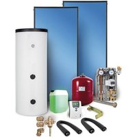 Sunex - Solaranlage Paket Warmwasser Flachkollektoren 7,53m² Solarspeicher 400 l Solar von SUNEX