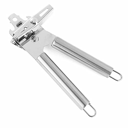 Handheld-Dosenöffner, 3-in-1-Multifunktions-Dosenöffner, Dosenöffner mit Glatter Kante, Robust, Manuell und aus Edelstahl, Kompakt und Robust für Den Heim- und Außenbereich von SUNFECILI