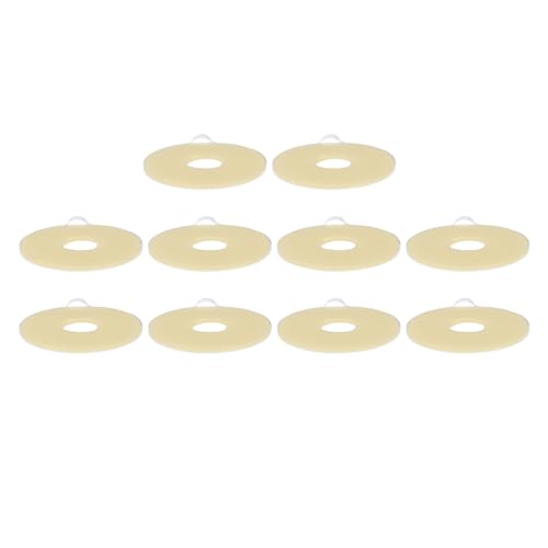 SUNFECILI 10 Stück Formbare Stoma-Absperrringe, Wasserdichtes Leck für Bessere Abdichtung, Stoma-Ringe Hydrokolloid-Klebstoff-Absperrringe für Stomabeutel von SUNFECILI