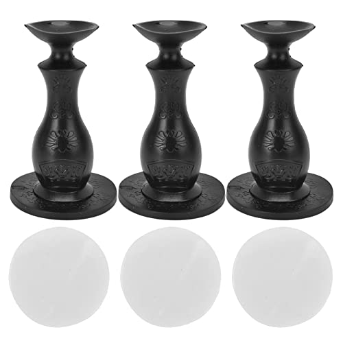 SUNFECILI 3-teiliger Stopper für Frontlader-Waschmaschinentür und Geschirrspüler-Türstopper, Frontlader-Waschmaschinen-Türhalter, Stütze aus Gummi für Den Familiengebrauch, Türstütze, Hält(Schwarz) von SUNFECILI