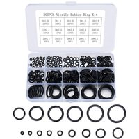 Sunflower - 200 Stück O-Ringe, 15 Größen aus Gummi, O-Ring für die Abdichtung von Sanitärrohren von SUNFLOWER