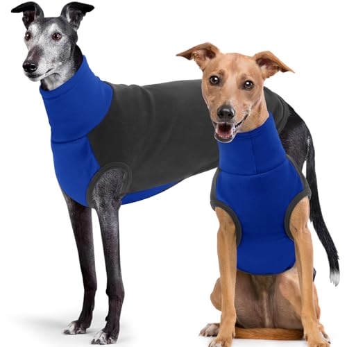 SUNFURA Fleece-Hundepullover – Stretch-Hundepullover für große Hunde, Pitbull Rollkragenpullover für Weihnachten, weiches Sweatshirt, Schlafanzug für Herbst, Winter, drinnen und draußen, Grau, Größe L SUNFURA Fleece-Hundepullover – Stretch-Hundepullover für große Hunde, Pitbull Rollkragenpullover für Weihnachten, weiches Sweatshirt, Schlafanzug für Herbst, Winter, drinnen und draußen, Grau, Größe L von SUNFURA