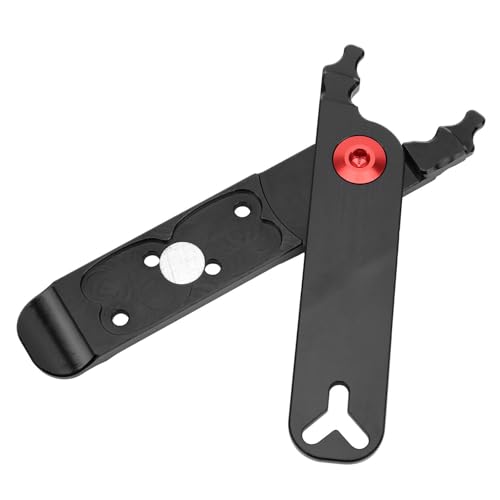 SUNGOOYUE 4 in 1 Fahrradkette Werkzeug Multifunktions -Fahrradkette Zierableitungsentfernungs -Kit mit Magnetspeicher für Radfahrer Reifenhebelventil Kernentferner (BLACK) von SUNGOOYUE