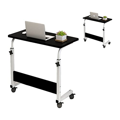 SUNGOOYUE C -geformtes Hingebehtigem Nachttisch Moderner Metallrahmen Mobile Laptop -Schreibtisch, Geeignet für Verschiedene Funktionen in Heimat und Büro (Black) von SUNGOOYUE