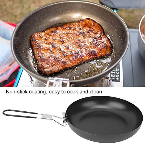 SUNGOOYUE Camping Faltbare Pfanne, Tragbare Non -Stick -Camping Kochgeschirrpfanne mit Gummihandle, Kochbraten Picknick Wanderutensilien SUNGOOYUE Camping Faltbare Pfanne, Tragbare Non -Stick -Camping Kochgeschirrpfanne mit Gummihandle, Kochbraten Picknick Wanderutensilien von SUNGOOYUE