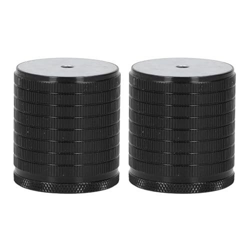 SUNGOOYUE Einstellbare Möbel Sind für die Füße Möbel 43-75 Mm in Höhe 2 Ppc Aluminiumlegierung Sofas, Kleiderschränke, Tische an. (glänzend schwarz) von SUNGOOYUE