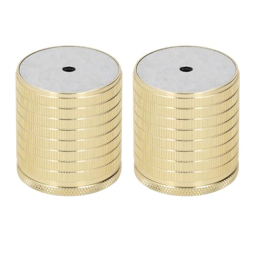 SUNGOOYUE Einstellbare Möbel Sind für die Füße Möbel 43-75 Mm in Höhe 2 Ppc Aluminiumlegierung Sofas, Kleiderschränke, Tische an. (helles Gold) von SUNGOOYUE