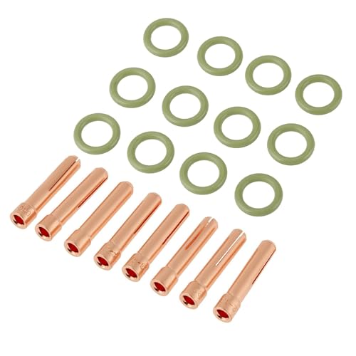 SUNGOOYUE Gaslinsen-Schweißkit mit 49pcs Alumina-Düsenbechern Collets für WP-17/18/26-Taschenlampe, Essentielles Schweißzackungszubehör für Reibungslosen Schweißverfahren SUNGOOYUE Gaslinsen-Schweißkit mit 49pcs Alumina-Düsenbechern Collets für WP-17/18/26-Taschenlampe, Essentielles Schweißzackungszubehör für Reibungslosen Schweißverfahren von SUNGOOYUE