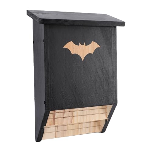 SUNGOOYUE Großes 2 Kammerfledermaushaus für Draußen, Hölzerne Schachtelunterkunft Bietet Platz für Bis zu 75 Fledermäuse für den Gartenhof SUNGOOYUE Großes 2 Kammerfledermaushaus für Draußen, Hölzerne Schachtelunterkunft Bietet Platz für Bis zu 75 Fledermäuse für den Gartenhof von SUNGOOYUE