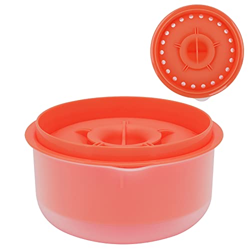 SUNGOOYUE Home Bakery Ei -Separator Mini Eiweiß Weißes Werkzeug Ungiftiges PP -Material, Trennt Bis zu 6 Eigelb, Einfach zu Reinigen und zu Lagern (dunkelorange) von SUNGOOYUE