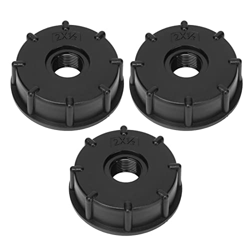 SUNGOOYUE IBC-Tankanschluss 3PCS Grobfadenschlauch-Abflussadapter-Kit mit Integrierter Dichtung, Ideal für die Flüssigkeitsregelung in IBC-Tanks und Chemischen Fässern (G1/2) von SUNGOOYUE