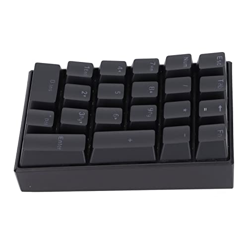 SUNGOOYUE Langlebige Mechanische Tastatur der Mechanischen Tastatur Kabel -Gaming - mit 21 Tasten, LED für Laptop Benutzer 2000/XP/Vista, ABS Black (Rotschalter) von SUNGOOYUE
