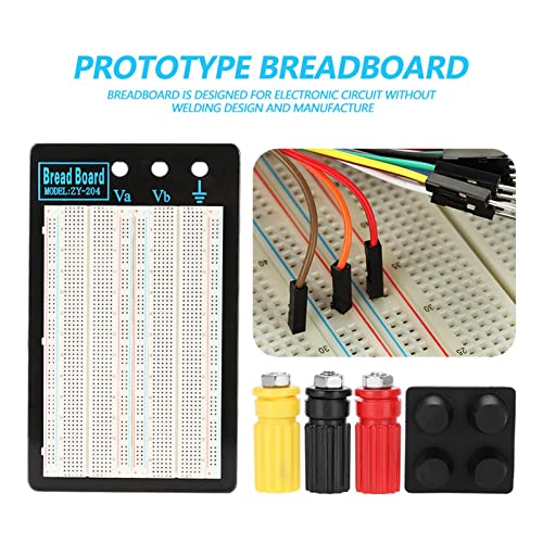 SUNGOOYUE Lötloses Breadboard für die Strombaugruppe, Plug -in -Breadboard mit 1660 Punktenlöchern, für Elektronische Schaltkreis Tests Prototyp Brotbrett SUNGOOYUE Lötloses Breadboard für die Strombaugruppe, Plug -in -Breadboard mit 1660 Punktenlöchern, für Elektronische Schaltkreis Tests Prototyp Brotbrett von SUNGOOYUE