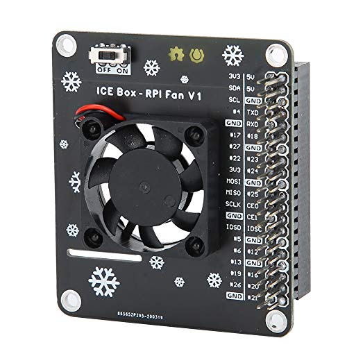 SUNGOOYUE Lüfter Lüfter Active Cooling High Performance System für 4B / 3B + GPIO Expansion Board, Praktische Annahme von SUNGOOYUE
