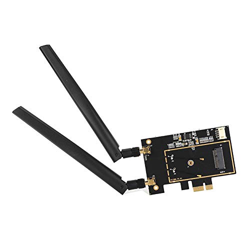 SUNGOOYUE M.2 NGFF an PCI-E 1x Desktop Adapter Converter für WiFi-Karten, Dual-Band 7260/7265/8260, WLAN-Netzwerkkarte für, 2.4/5G-Antenne SUNGOOYUE M.2 NGFF an PCI-E 1x Desktop Adapter Converter für WiFi-Karten, Dual-Band 7260/7265/8260, WLAN-Netzwerkkarte für, 2.4/5G-Antenne von SUNGOOYUE