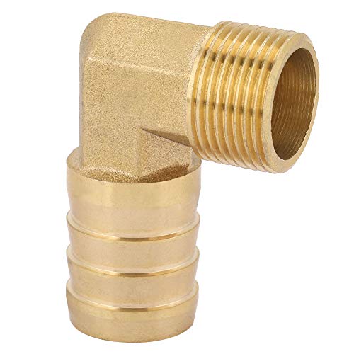 SUNGOOYUE Messingmännchen -Gewinde Ellbogenanschluss für Wasserschlauch, Hochwertige 3/4 "Messingstalstchen für Einen Bequemen Austausch, Einfach zu Installieren für den Haushaltsgebrauch (3) von SUNGOOYUE