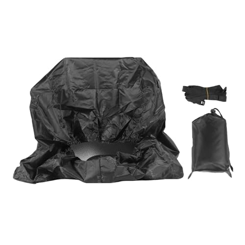 SUNGOOYUE Poolheizungsabdeckung, 420d Oxford Stoff Silberbeschichtete Winterpool -Wärmepumpe mit Elastischen Verschluss Zum Schutz des Pools, Schwarz, Schwarz SUNGOOYUE Poolheizungsabdeckung, 420d Oxford Stoff Silberbeschichtete Winterpool -Wärmepumpe mit Elastischen Verschluss Zum Schutz des Pools, Schwarz, Schwarz von SUNGOOYUE