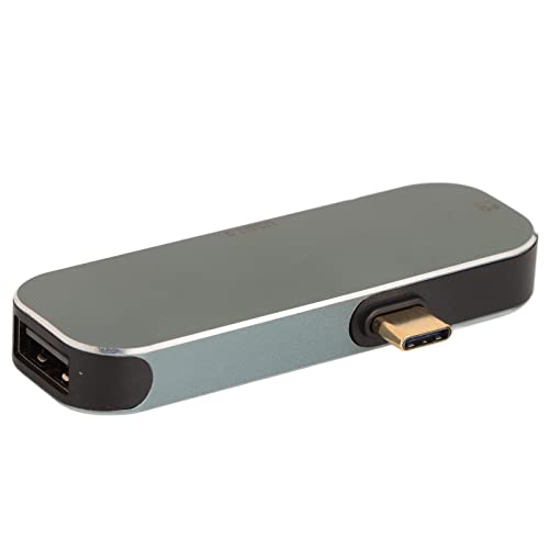 SUNGOOYUE Powered USB -Hub -Multiport Adapter 5 in 1 USB C Splitter, Silber Aluminium Legierungs Typ C Hub mit PD Ladeanschluss für Mobiltelefone/Tablets, Kompatibel mit Allen Geräten SUNGOOYUE Powered USB -Hub -Multiport Adapter 5 in 1 USB C Splitter, Silber Aluminium Legierungs Typ C Hub mit PD Ladeanschluss für Mobiltelefone/Tablets, Kompatibel mit Allen Geräten von SUNGOOYUE