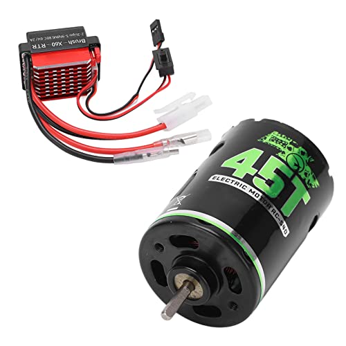SUNGOOYUE RC Gebürstetem Motor 540 Elektrisches Low -Spannungsschutz -Kit für 1/10 RV Kurzlastwagenklettern (45T) von SUNGOOYUE
