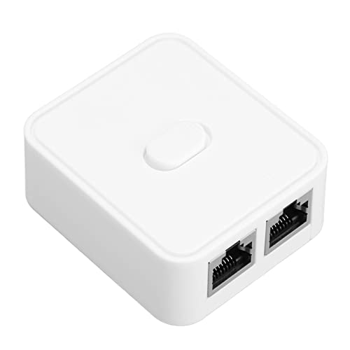 SUNGOOYUE RJ45-Netzwerk-Splitter-Adapter, 1000 Mbit/s Gigabit 1 auf 2 Ethernet-Kabel-Splitter-Netzwerk-Verlängerungsanschluss für Cat 5 / Cat 5e / Cat 6 / Cat 7 von SUNGOOYUE