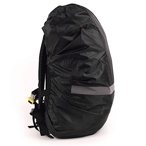 SUNGOOYUE Reflektierender Streifen Regenabdeckung Verschleiß Resistent Im Freien Staubabdeckung Leicht und Tragbar Zum Wandern und (Black #11) von SUNGOOYUE