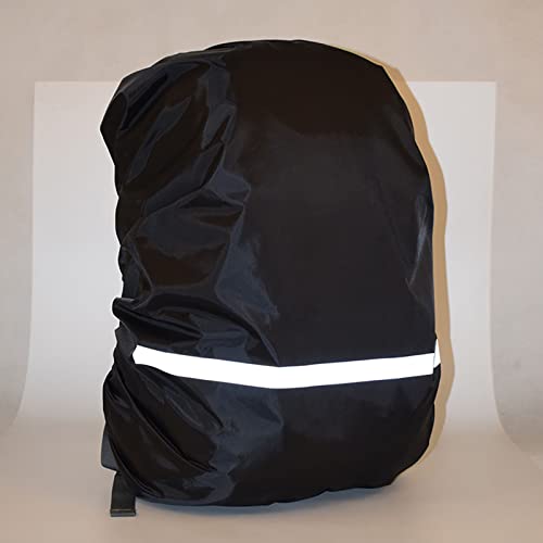SUNGOOYUE Reflektierender Streifen Regenabdeckung Verschleiß Resistent Im Freien Staubabdeckung Leicht und Tragbar Zum Wandern und (Black #12) von SUNGOOYUE