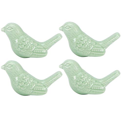 SUNGOOYUE Schublade Zieht Schöne Vogelform Keramikknöpfe für Schranktüren Schubladen Schränke DIY Möbelzubehör (GREEN) von SUNGOOYUE