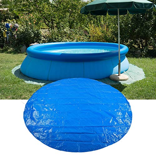 SUNGOOYUE Schwimmbadzubehör Hochwertiges Schutzstuch für 395 Cm/155,5 Zoll Pool wasserdichte Regenschutzpoolabdeckung (Durchmesser 495 cm) von SUNGOOYUE