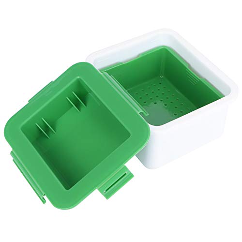 SUNGOOYUE Tofu Press Squeezer PP Drainer-Werkzeug Zum Küchenkochen, Ungiftiges Grün+weißes Küchenzubehör für Tofu-Erstellen Vorräte von SUNGOOYUE