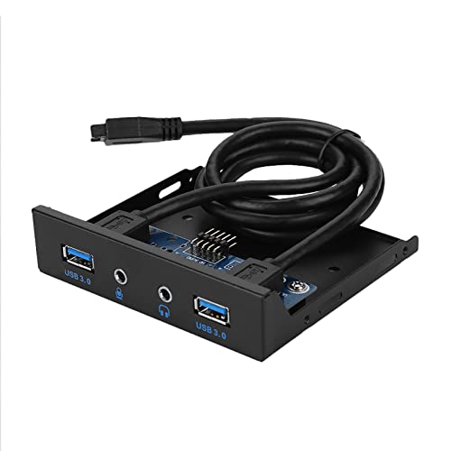 SUNGOOYUE USB3.0-Audio-Disketten-Frontplatte, 3,5 Zoll, 2 USB3.0-Schnittstellen mit Mikrofon-Audio – NI und Vergoldeter Anschluss SUNGOOYUE USB3.0-Audio-Disketten-Frontplatte, 3,5 Zoll, 2 USB3.0-Schnittstellen mit Mikrofon-Audio – NI und Vergoldeter Anschluss von SUNGOOYUE