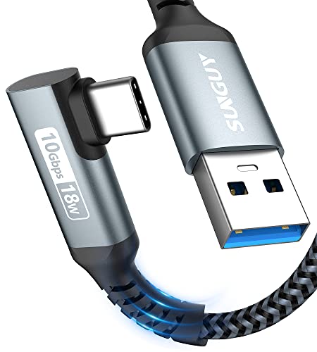 SUNGUY USB C Kabel Winkel, 1m Android Auto Kabel Nylon gewinkelt 10Gbps USB 3.1 Gen 2 USB C Kabel kompatibel mit iPhone 16/15 Pro Max, Galaxy S24/S24+/S23/S22, P30 Lite, Redmi 10 SUNGUY USB C Kabel Winkel, 1m Android Auto Kabel Nylon gewinkelt 10Gbps USB 3.1 Gen 2 USB C Kabel kompatibel mit iPhone 16/15 Pro Max, Galaxy S24/S24+/S23/S22, P30 Lite, Redmi 10 von SUNGUY