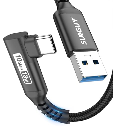 SUNGUY USB C Kabel Winkel, 0,3m Android Auto Kabel Nylon gewinkelt 10Gbps USB 3.1 Gen 2 USB C Kabel kompatibel mit iPhone 16/15 Pro Max, Galaxy S24/S24+/S23/S22, P30 Lite, Redmi 10-Schwarz SUNGUY USB C Kabel Winkel, 0,3m Android Auto Kabel Nylon gewinkelt 10Gbps USB 3.1 Gen 2 USB C Kabel kompatibel mit iPhone 16/15 Pro Max, Galaxy S24/S24+/S23/S22, P30 Lite, Redmi 10-Schwarz von SUNGUY