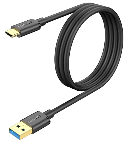 SUNGUY USB auf USB C Kabel, USB C Ladekabel 1M, 10Gbps USB 3.1 GEN 2 USB C Datenkabel für Android Auto, iPhone15,Galaxy S24/S23 ultra, HUAWEI P20/50 Pro,Google Pixel-Schwarz SUNGUY USB auf USB C Kabel, USB C Ladekabel 1M, 10Gbps USB 3.1 GEN 2 USB C Datenkabel für Android Auto, iPhone15,Galaxy S24/S23 ultra, HUAWEI P20/50 Pro,Google Pixel-Schwarz von SUNGUY