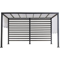 Stoff Pergola oeta in Weiß - 372cm x 304cm von SUNJOY