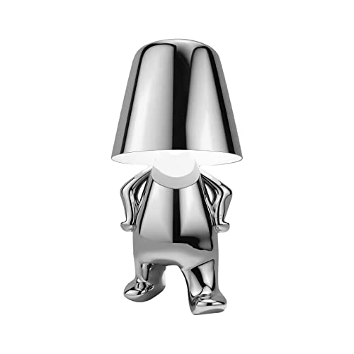 Tischlampe mit Touch Steuerung, Thinker Statue Man Dekorative LED Schreibtischlampe, USB Charging 3 Helligkeitsstufen Dimmbare Nachttischlampe für Schlafzimmer Wohnzimmer Büro Dekoratio Geschenk von SUNJULY