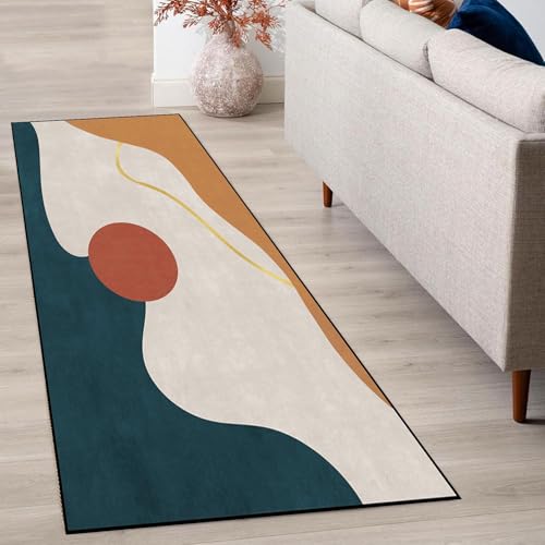 Küchenteppich 110 x 170 cm rutschfest Flur Teppich, Kitchen Läufer Teppiche mit Gelrücken, Modern Design, Pflegeleicht für Eingang, Esszimmer, D Küchenteppich 110 x 170 cm rutschfest Flur Teppich, Kitchen Läufer Teppiche mit Gelrücken, Modern Design, Pflegeleicht für Eingang, Esszimmer, D von SUNLIMEI