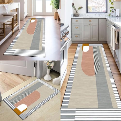 SUNLIMEI Teppich Läufer Flur Küche 75 x 180 cm rutschfest Waschbar Teppich, Küchenläufer Flurteppich mit Gelrücken, Modern Design, Pflegeleicht für Wohnzimmer, Flur, Küche, D SUNLIMEI Teppich Läufer Flur Küche 75 x 180 cm rutschfest Waschbar Teppich, Küchenläufer Flurteppich mit Gelrücken, Modern Design, Pflegeleicht für Wohnzimmer, Flur, Küche, D von SUNLIMEI